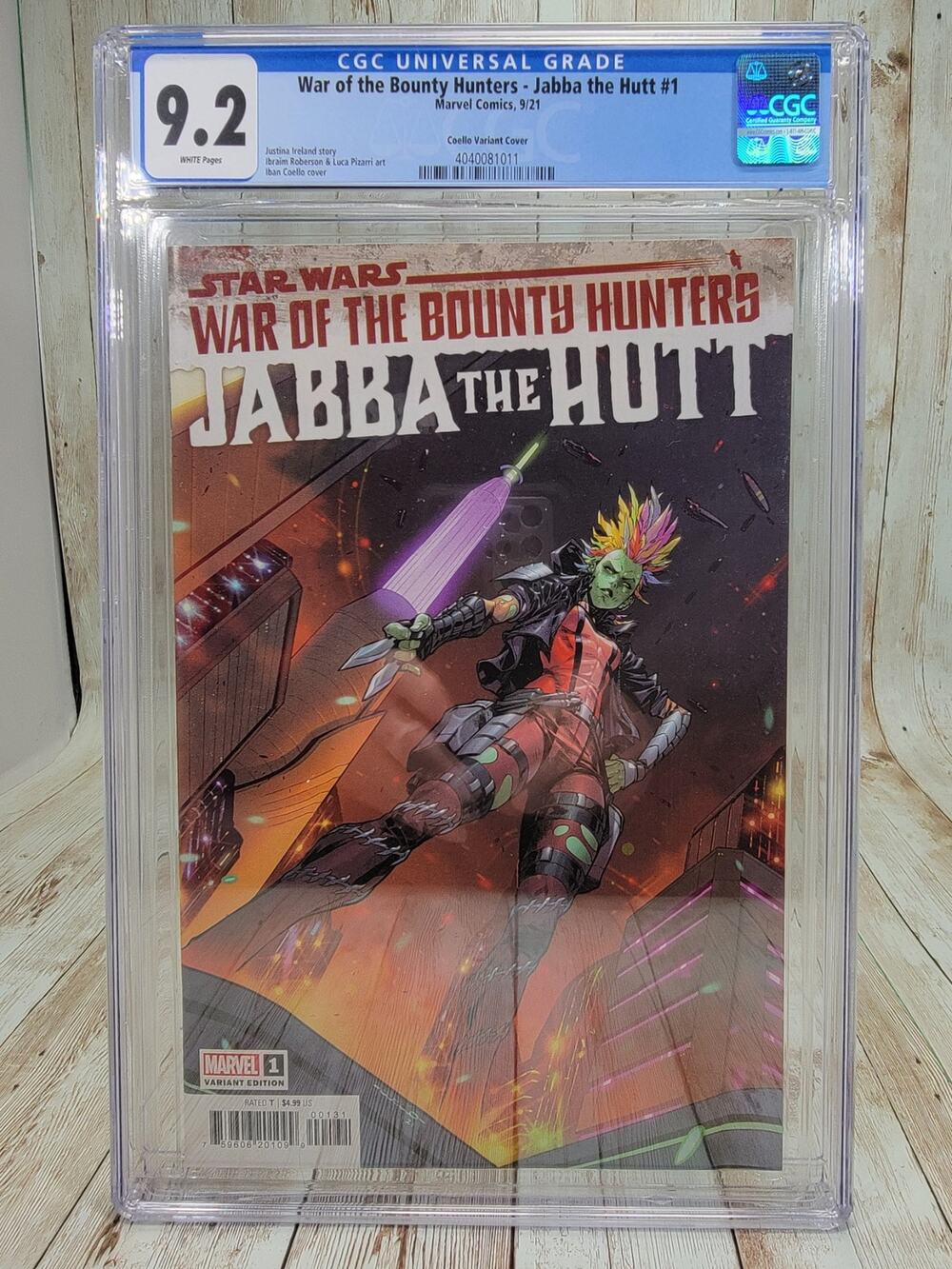 Star Wars War Of The Bounty Hunters JABBA the HUTT #1 CGC 9.2